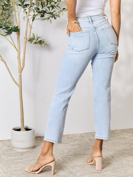 BAYEAS Full Size High Waist Straight Jeans - Opulent EmpireBAYEAS Full Size High Waist Straight JeansOpulent Empire