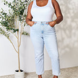 BAYEAS Full Size High Waist Straight Jeans - Opulent EmpireBAYEAS Full Size High Waist Straight JeansOpulent Empire