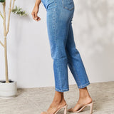 BAYEAS Full Size High Waist Straight Jeans - Opulent EmpireBAYEAS Full Size High Waist Straight JeansOpulent Empire