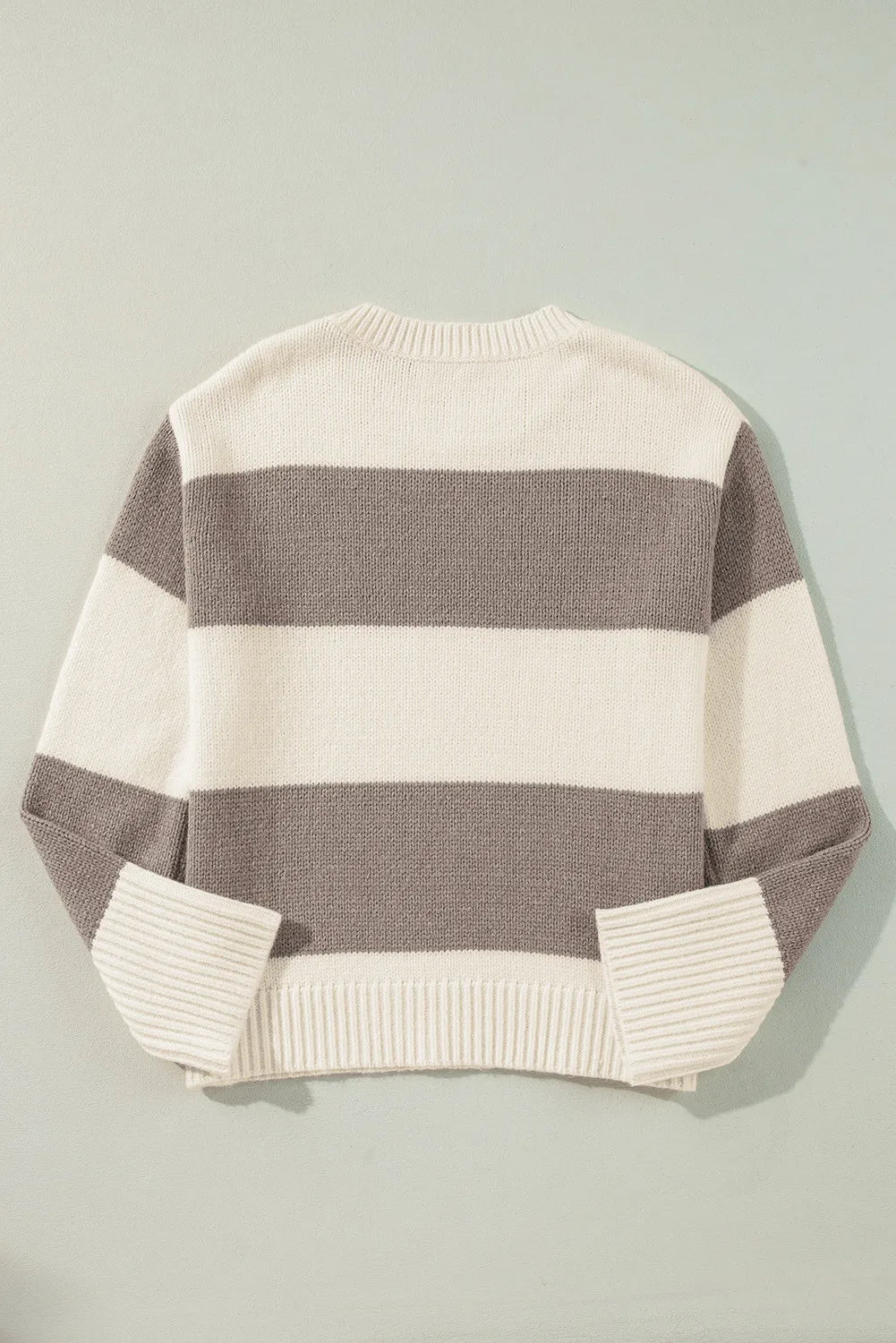 Marlowe Fontaine — Color Block Round Neck Sweater, alternate view 9