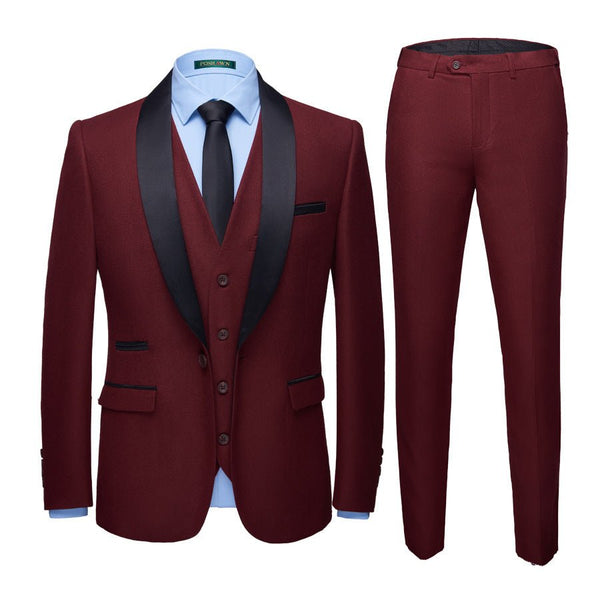 Benji™ | Men's Three-Piece Business Casual Suits - Opulent EmpireBenji™ | Men's Three-Piece Business Casual SuitsOpulent EmpireMen Suits