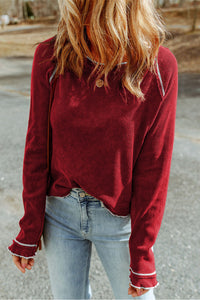 Sol Valmont — Round Neck Long Sleeve Sweater