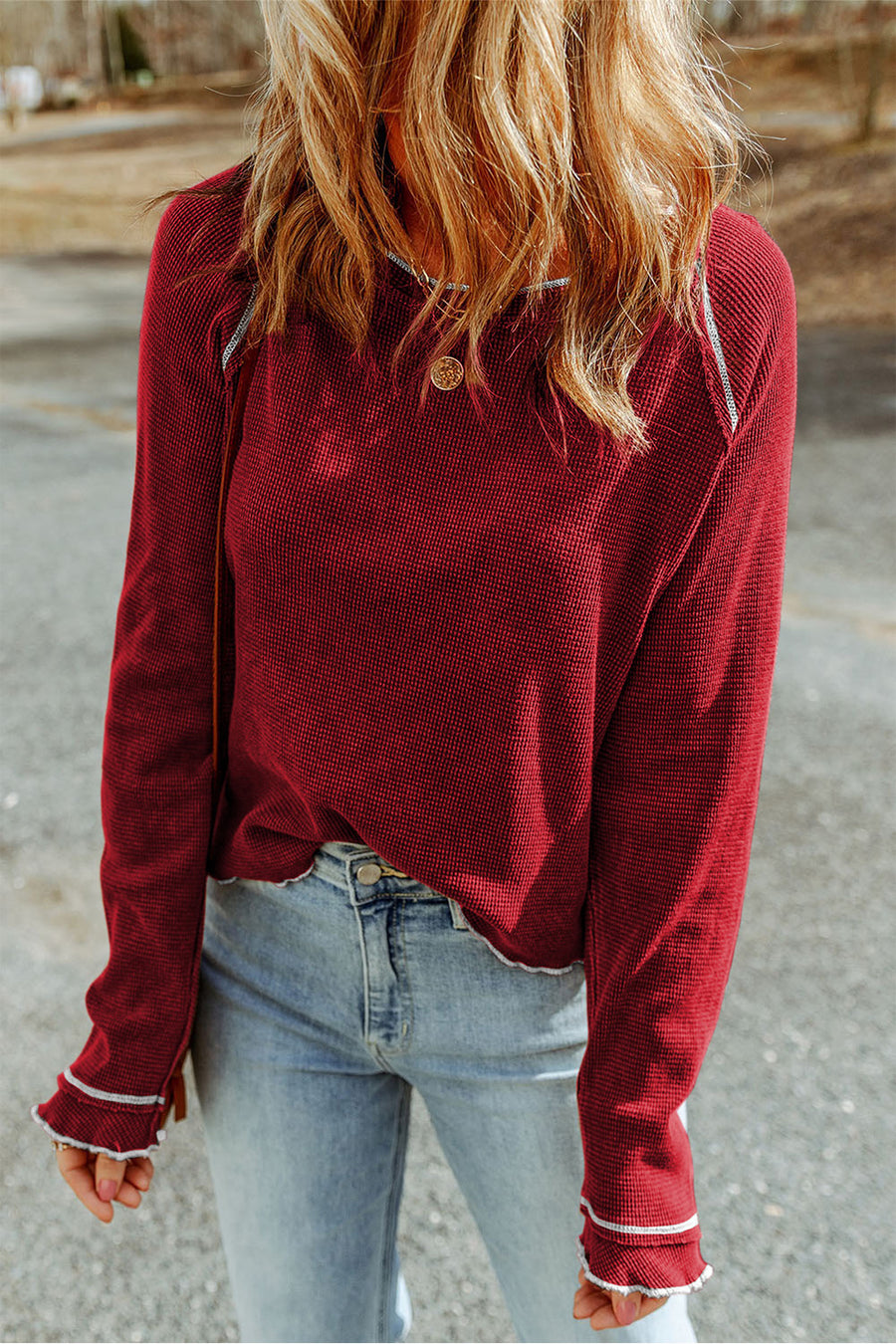 Sol Valmont — Round Neck Long Sleeve Sweater