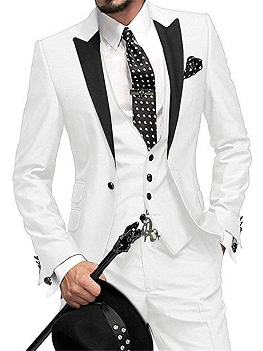 Men's Three-piece Suit Bridegroom Best Man Wedding Suit Men - Opulent Empire