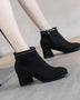 Black Martin Boots Shoes Women Thick Heels - Opulent EmpireBlack Martin Boots Shoes Women Thick HeelsOpulent Empire0