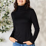 BOMBOM Turtleneck Long Sleeve Blouse - Opulent EmpireBOMBOM Turtleneck Long Sleeve BlouseOpulent Empire