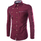 Brand Men Shirt Fashion Design Mens Slim Fit Cotton Dress Shirt Stylish Long Sleeve Shirts Chemise Homme Camisa Masculina - Opulent EmpireBrand Men Shirt Fashion Design Mens Slim Fit Cotton Dress Shirt Stylish Long Sleeve Shirts Chemise Homme Camisa MasculinaOpulent Empire0