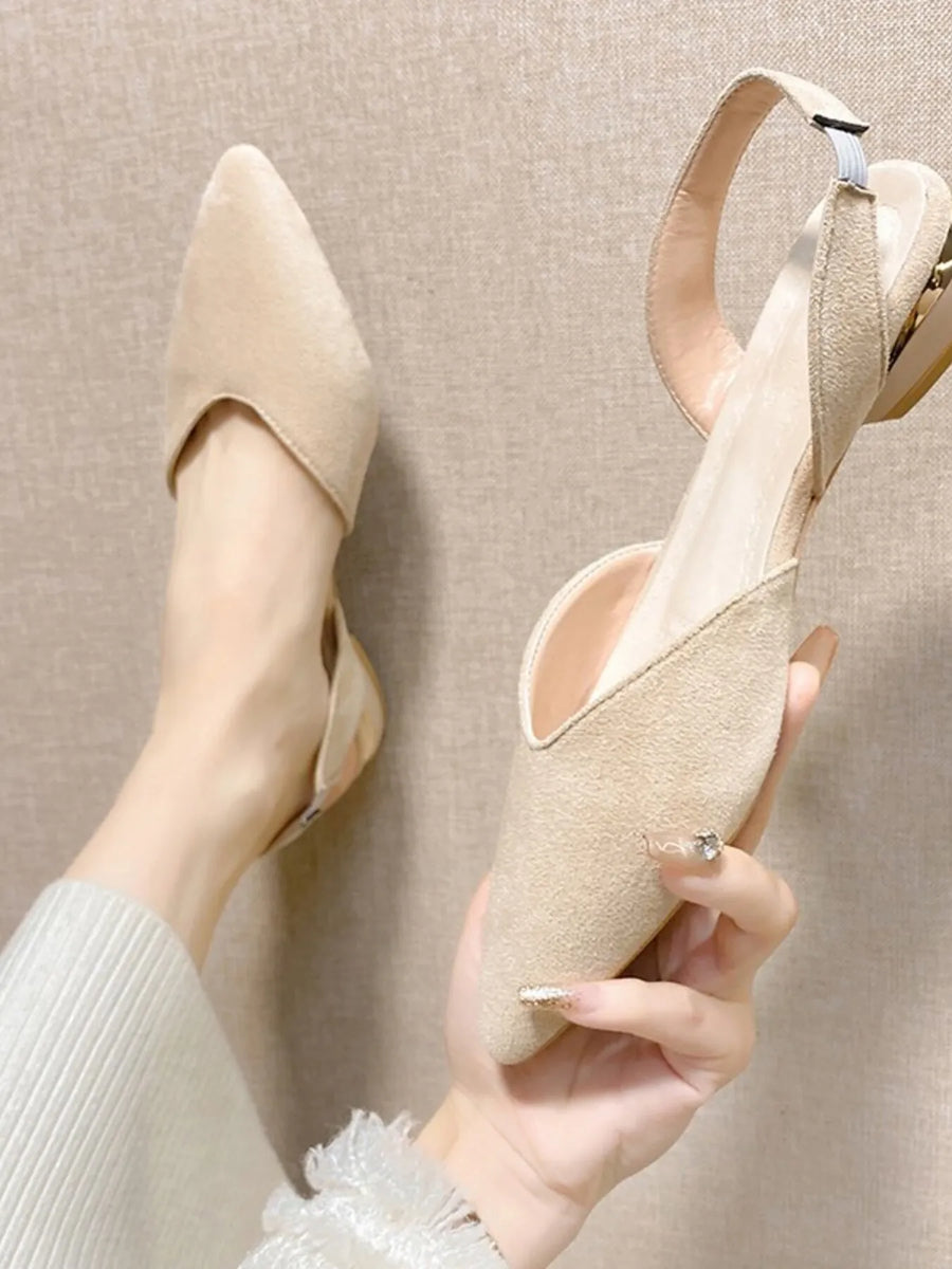 Monroe Sorrento — Pointed Toe Slingback Sandals Fashion Footwear