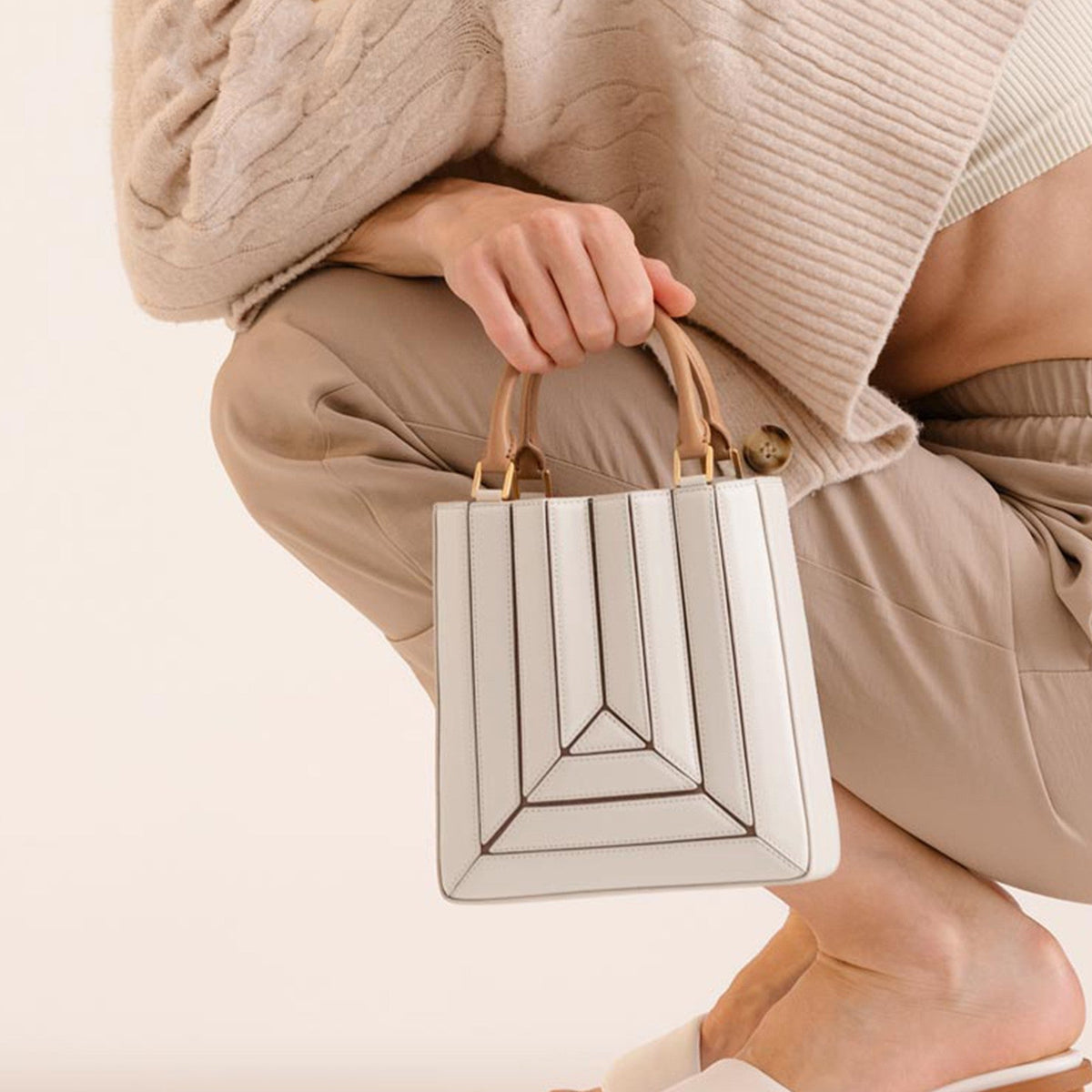 Elara™ — Pleated One-Shoulder Handbag, alternate view 8