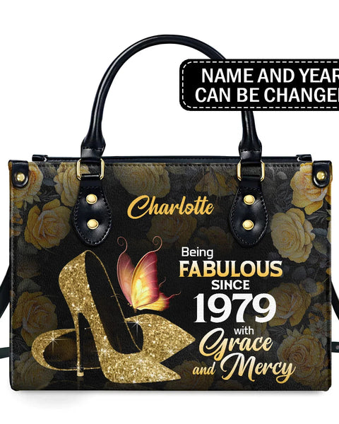 2024 New Design Handbags Being Fabulous with Grace and Mercy Print Custom Crossbody Purses and Luxury Women'S Handbags