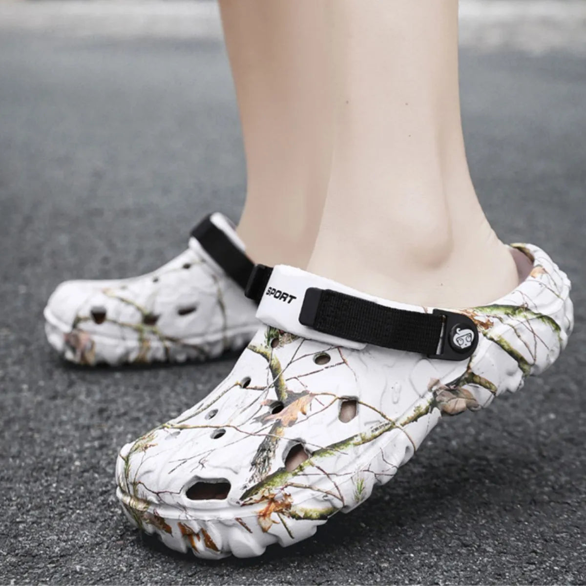 Dorian Montclair — Men's Printed Round Toe Sandals Men's Fashion Footwear, alternate view 10