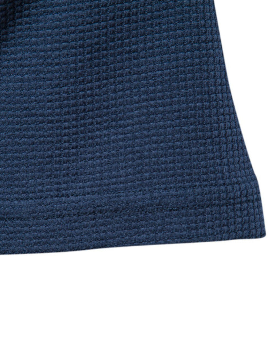 Men's Waffle-Knit Short Sleeve T-Shirt - Opulent Empire