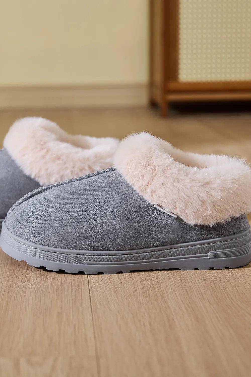 Rain Fiorenza — Faux Fur Round Toe Platform Slippers Fashion Footwear, alternate view 22