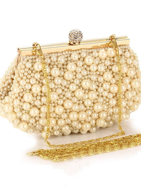 Handcrafted Beaded Embroidered Featured Evening Bag