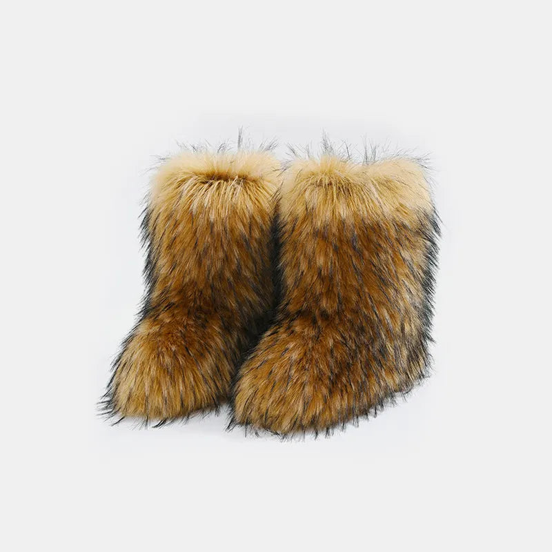 Cove Marino — Thermal Fuzzy Platform Boots Fashion Footwear, alternate view 10