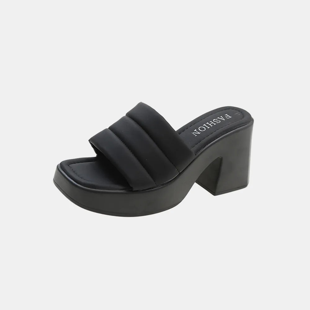 Jules Venturi — Open Toe Block Heel Sandals, alternate view 7