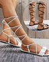 Casual Strappy Sandals Women Outdoor Flat Beach Shoes - Opulent EmpireCasual Strappy Sandals Women Outdoor Flat Beach ShoesOpulent Empire4