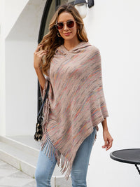 Lior Versailles — Fringe Hem Hooded Poncho