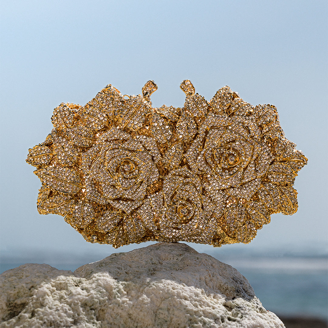 Cecilia — Rose Clutch Bag, alternate view 3