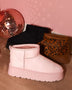 WILD DIVA Leopard Suede Round Toe Platform Booties - Opulent Empire