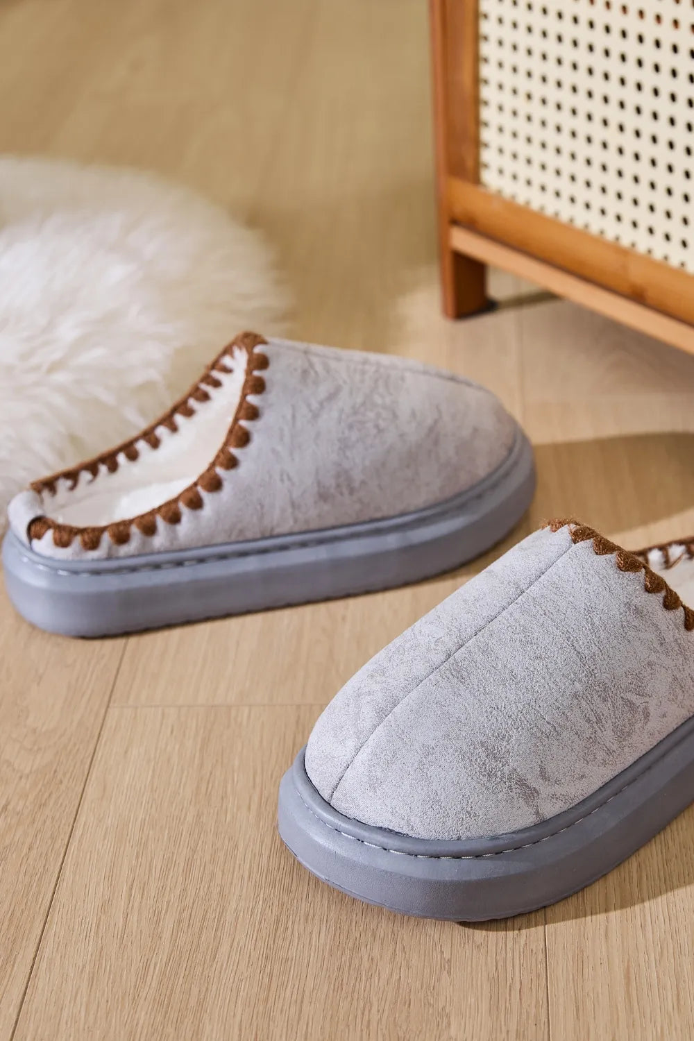 Winter Marino — Thermal Round Toe Platform Slippers Fashion Footwear, alternate view 15