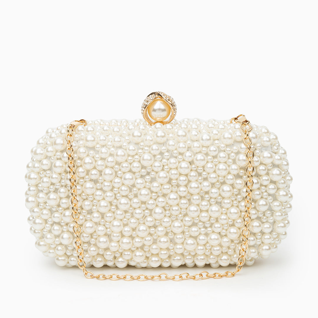 Chantal — Pearl Clutch Bag