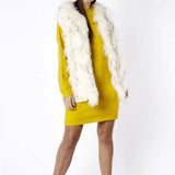 Cream Fox And Coney Fur Gilet-2