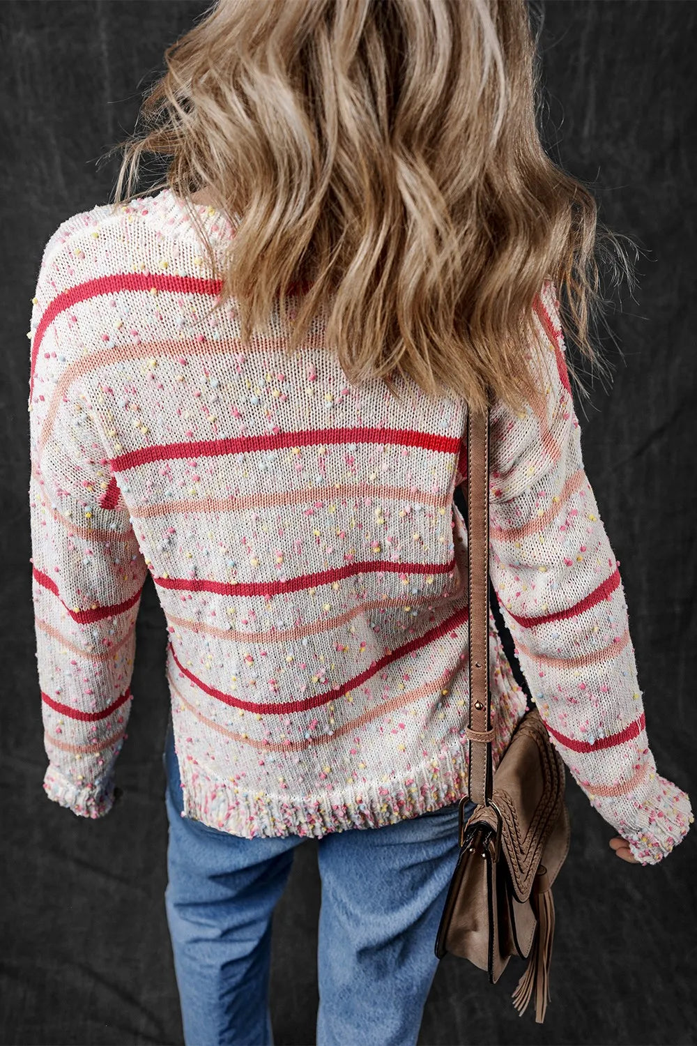 Ciel Rivière — Confetti Round Neck Dropped Shoulder Sweater, alternate view 4