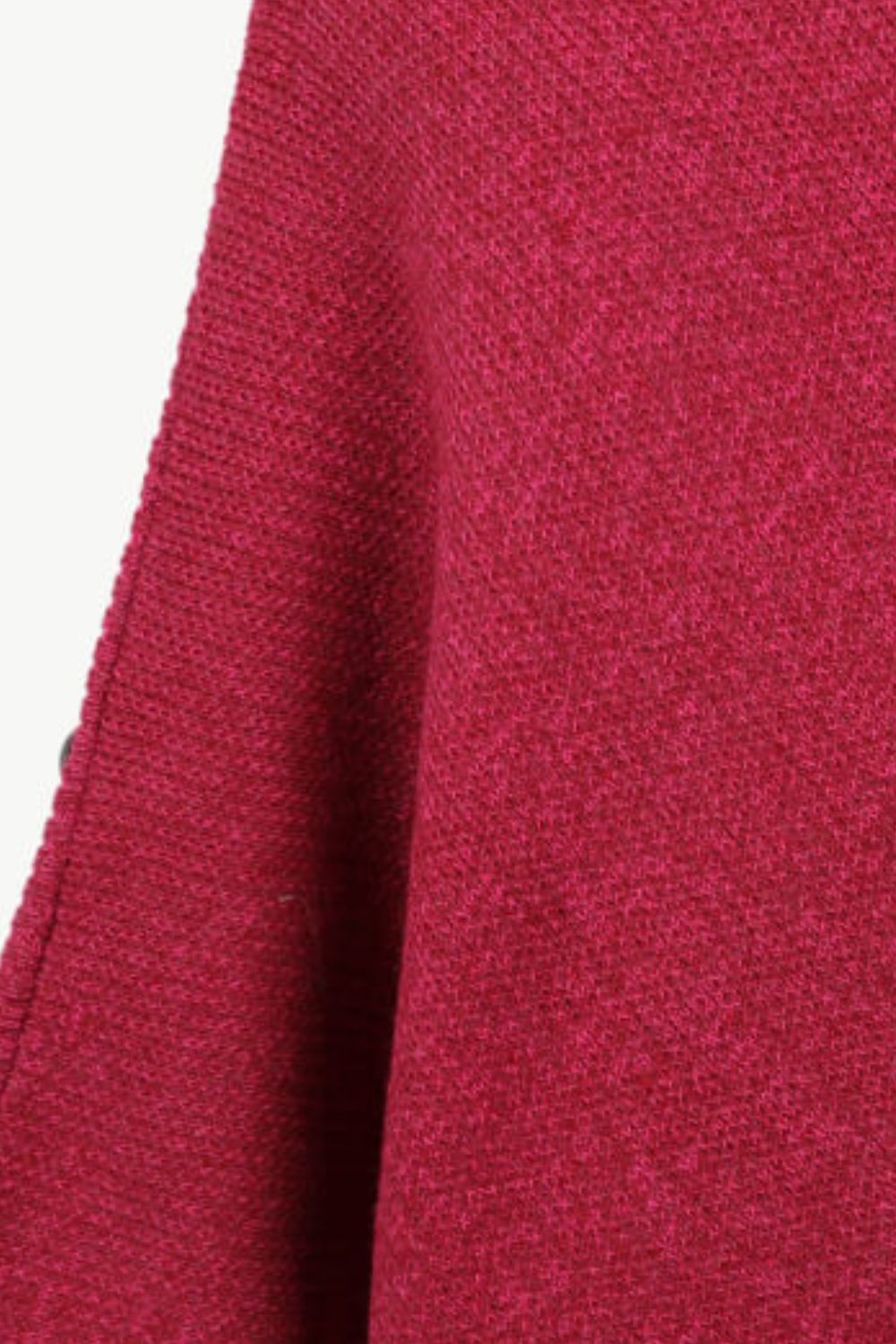 Onyx Versailles — Turtleneck Buttoned Poncho, alternate view 19