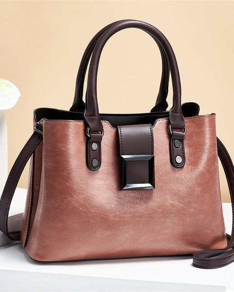 Women Shoulder Bag Big Buckle Handbags Work Daily Office Crossbody Bags - Opulent Empire