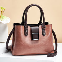 Emmeline Montclair — Women Shoulder Bag Big Buckle Handbags Work Daily Office Crossbody Bags, alternate view 3