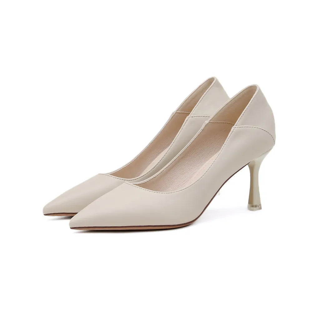 Sasha Marino — Point Toe Stiletto Pumps Fashion Footwear
