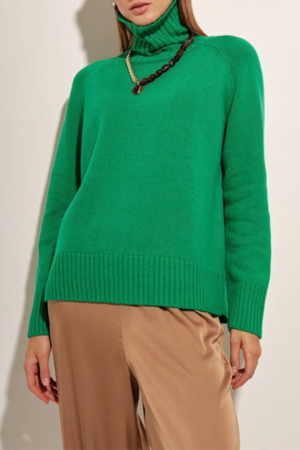 Indigo Moreau — Turtle Neck Raglan Sleeve Sweater, alternate view 15