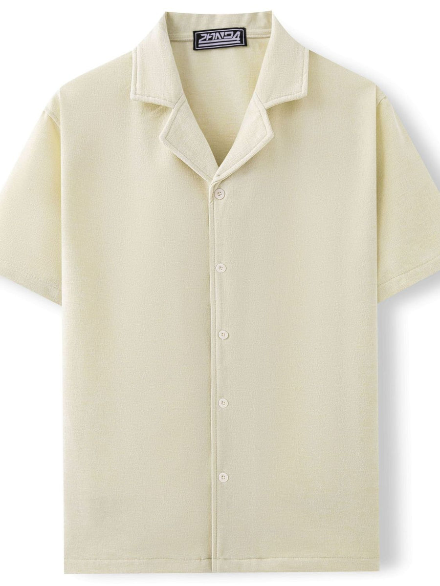 Men's Plus Size Button Down Short Sleeve Shirt - Opulent Empire