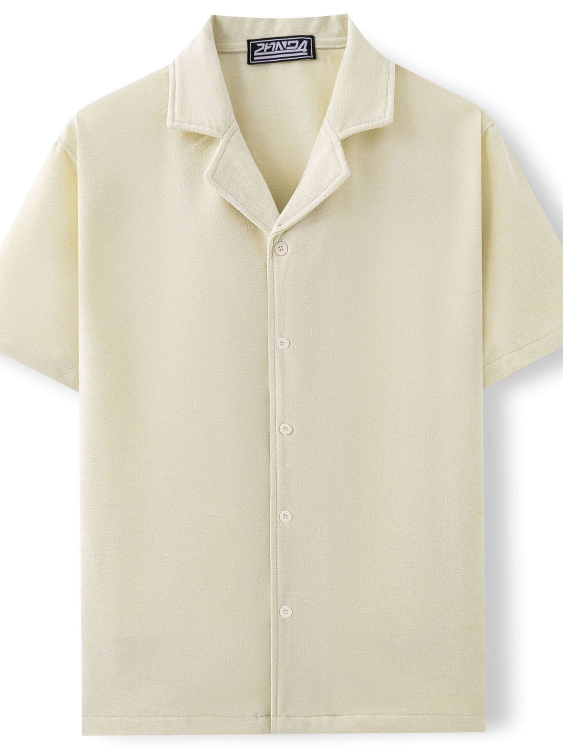Bastien — Men's Plus Size Button Down Short Sleeve Shirt, alternate view 5