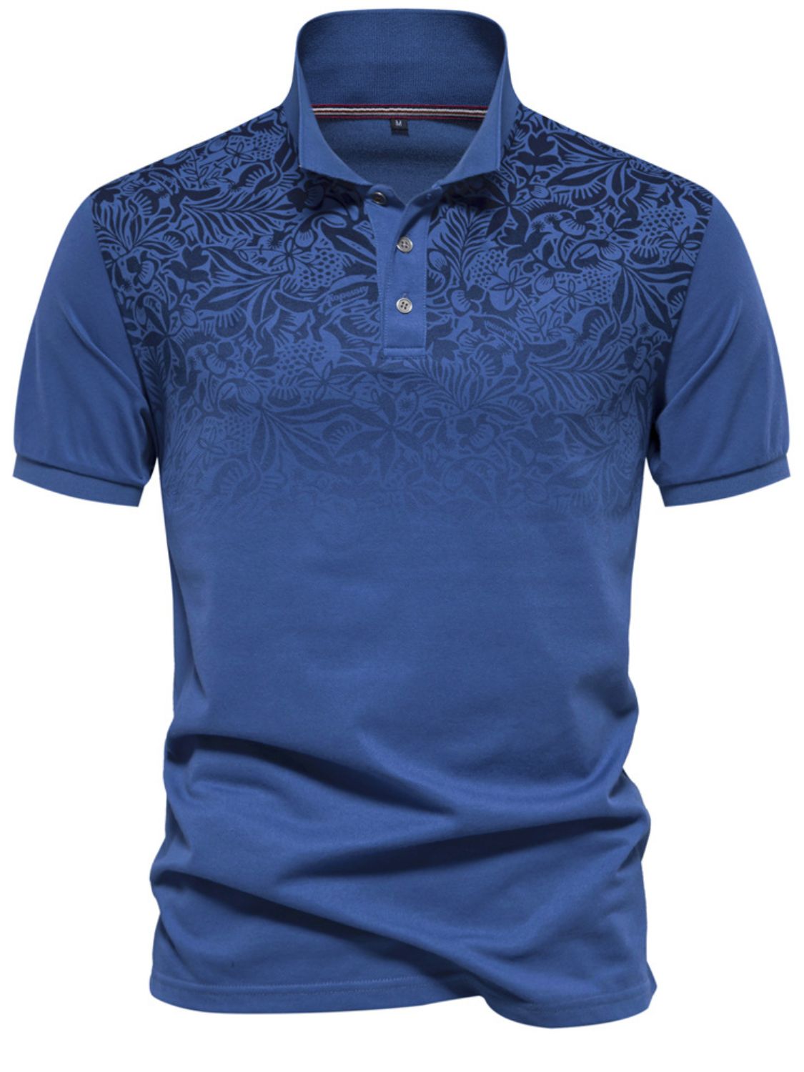 Etienne — Men's Printed Collared Neck Short Sleeve Polo Men's Tailored Shorts, alternate view 8