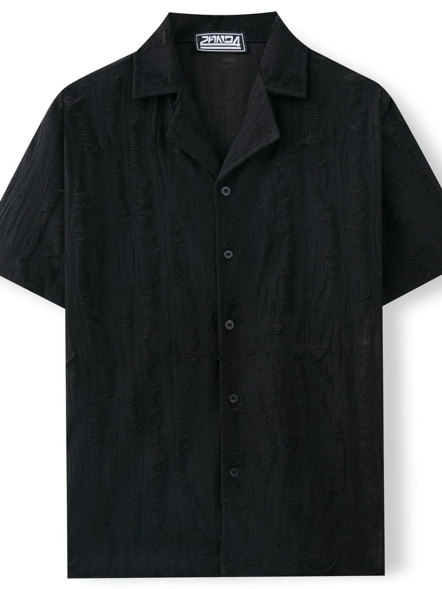 Men's Plus Size Collared Neck Short Sleeve Shirt - Opulent Empire