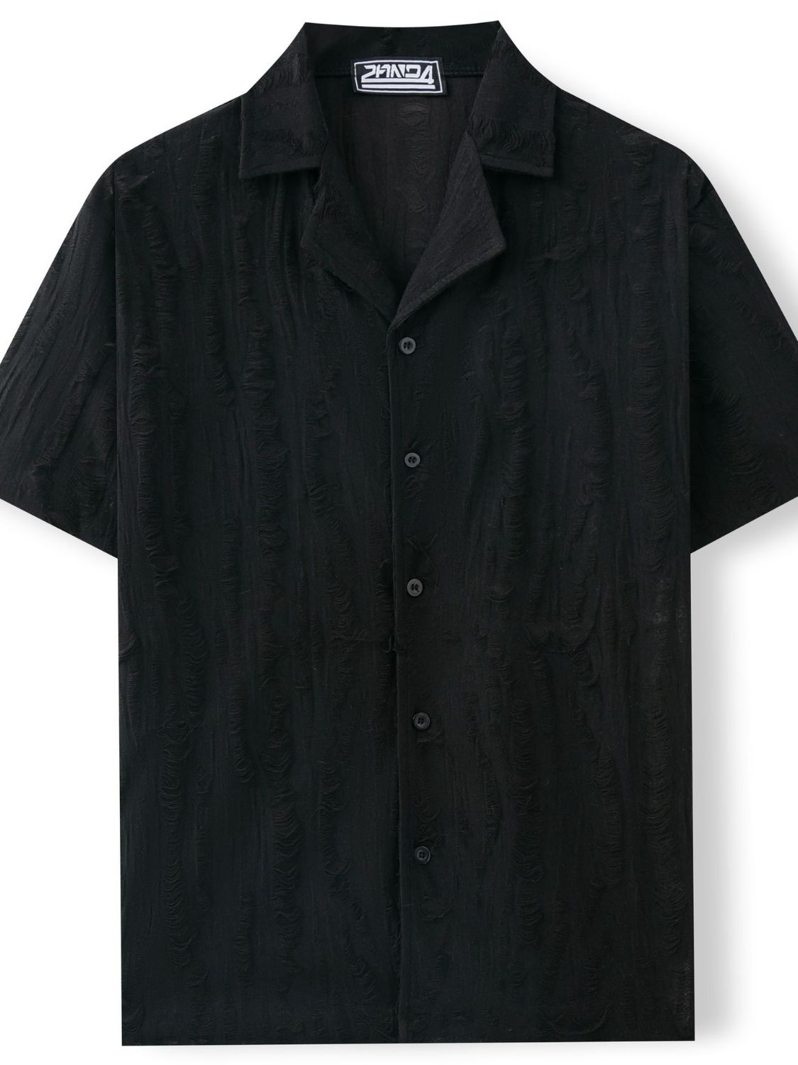 Olivier — Men's Plus Size Collared Neck Short Sleeve Shirt, alternate view 5