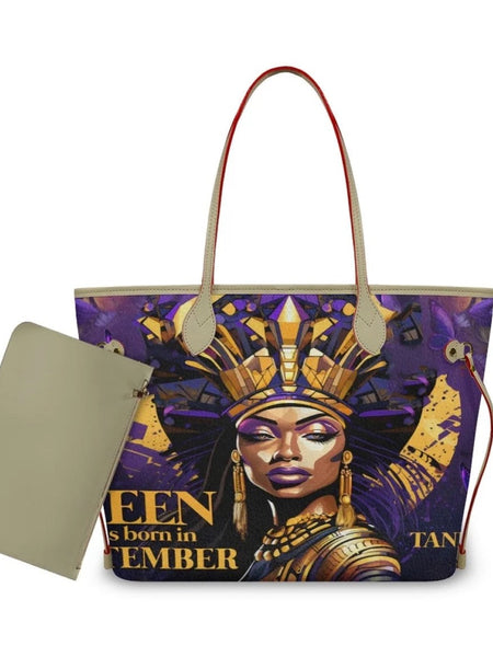 African Girls™ | Large Leather Tote Bags - Opulent Empire