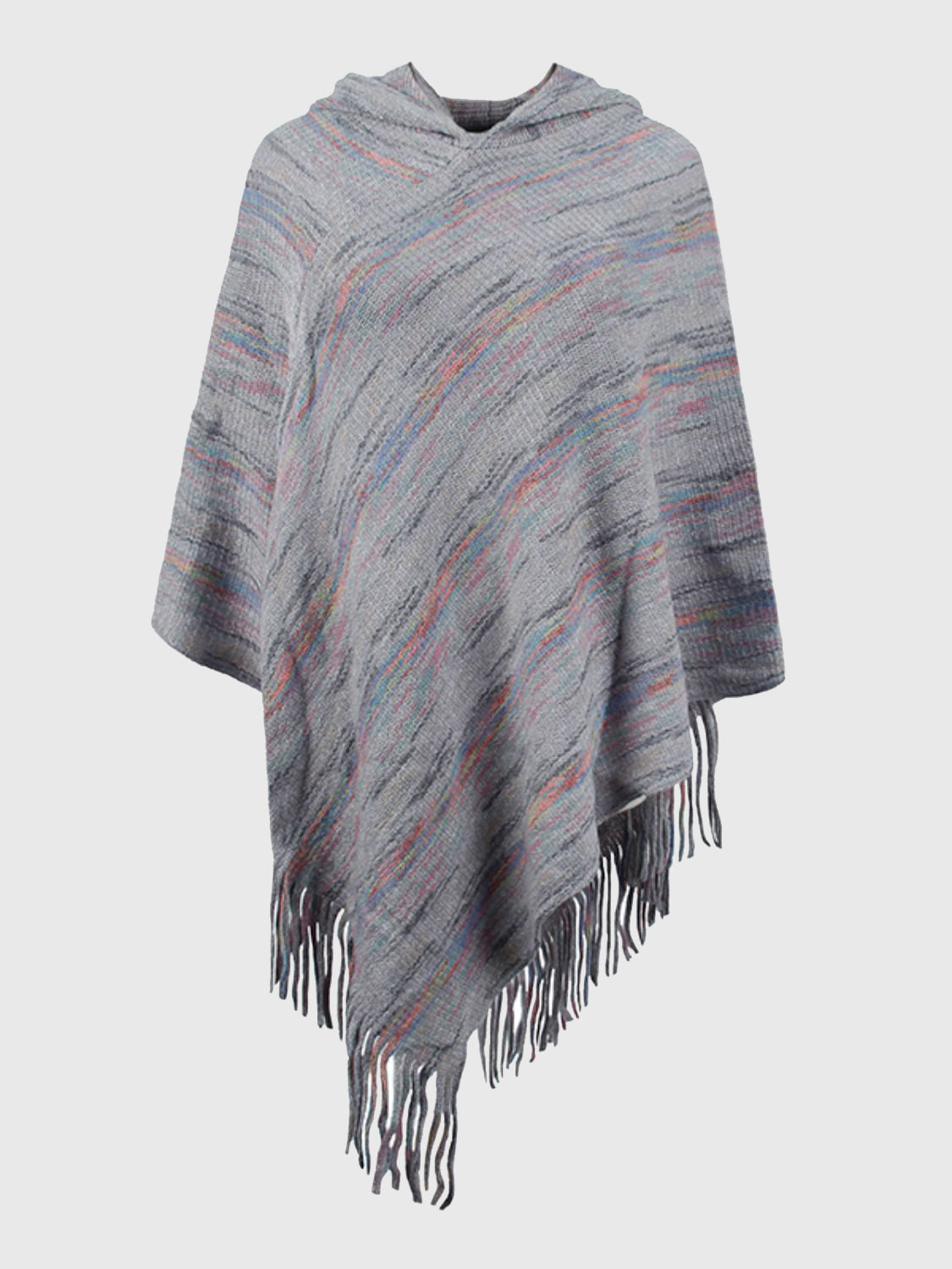 Lior Versailles — Fringe Hem Hooded Poncho, alternate view 11