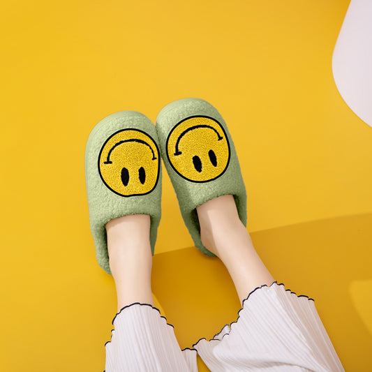 Melody Smiley Face Slippers - Opulent Empire