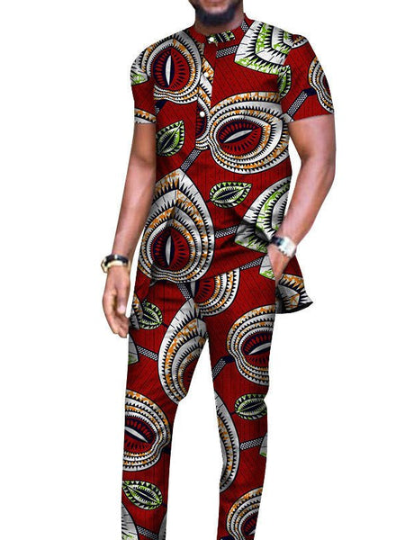 Desert Dapper™| African T-shirt And Pants Suit - Opulent EmpireDesert Dapper™| African T-shirt And Pants SuitOpulent EmpireAfrican Men Attire