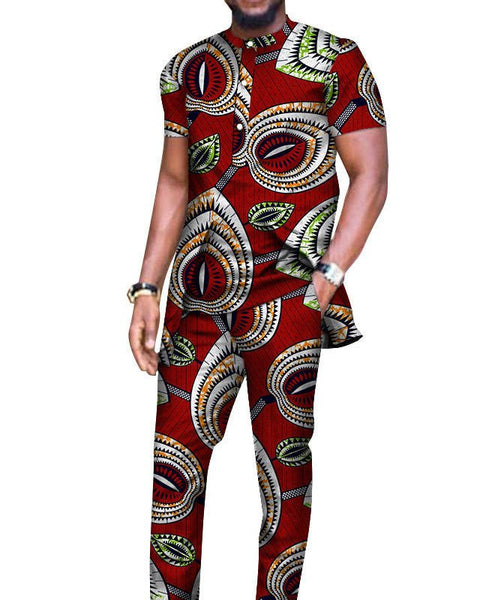 Desert Dapper™| African T-shirt And Pants Suit - Opulent EmpireDesert Dapper™| African T-shirt And Pants SuitOpulent EmpireAfrican Men Attire