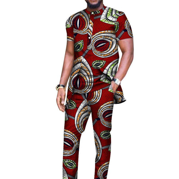 Desert Dapper™| African T-shirt And Pants Suit - Opulent EmpireDesert Dapper™| African T-shirt And Pants SuitOpulent EmpireAfrican Men Attire