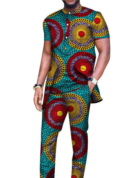 Desert Dapper™| African T-shirt And Pants Suit - Opulent EmpireDesert Dapper™| African T-shirt And Pants SuitOpulent EmpireAfrican Men Attire