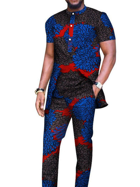 Desert Dapper™| African T-shirt And Pants Suit - Opulent EmpireDesert Dapper™| African T-shirt And Pants SuitOpulent EmpireAfrican Men Attire