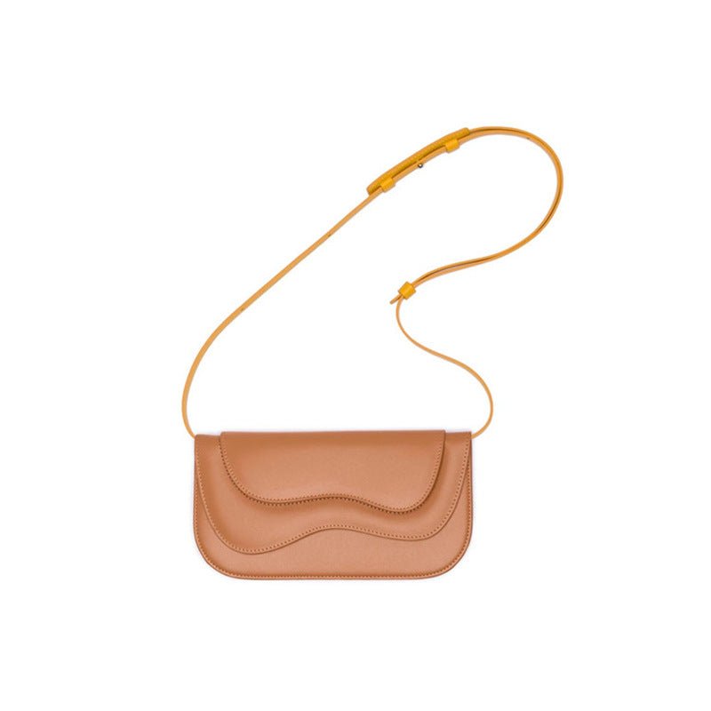 Araminta — Contrast-Colour Wave Pattern Shoulder Bag, alternate view 6