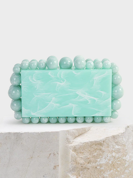 Acrylic Cloud Clutch Bag - Opulent Empire