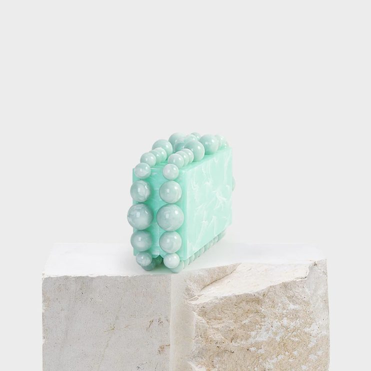 Acrylic Cloud Clutch Bag - Opulent Empire