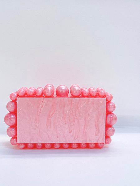 Acrylic Cloud Clutch Bag - Opulent Empire